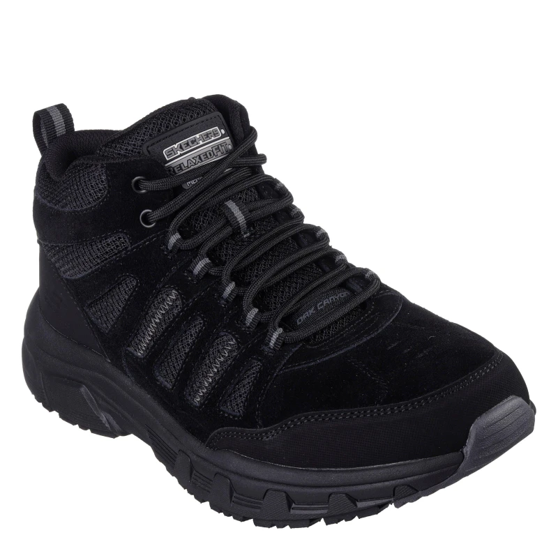 Image of Skechers Mens Oakcanyon Casual Low-Top Trainers Black male 6 (39.5)