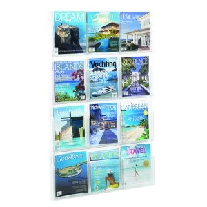 Image of Safco Reveal 12xA4 Pocket Clear Display 5602CL