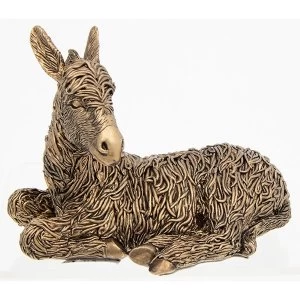 image of Bronze Lying Donkey Ornament