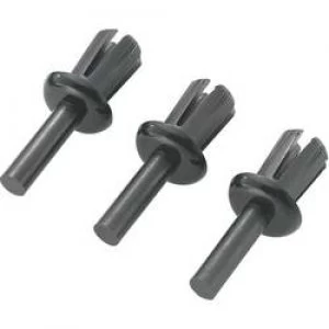 Image of Expanding rivet Hole 6.2mm Black KSS SRR 0612K