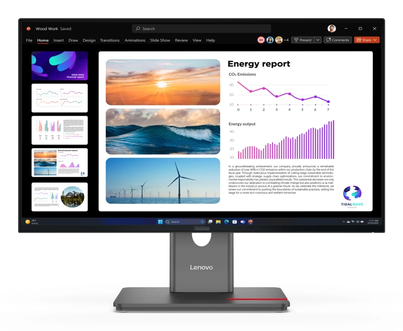 Image of Lenovo ThinkVision P24Q-40 Monitor