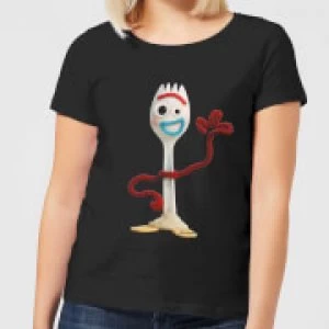 image of Toy Story 4 Forky Womens T-Shirt - Black