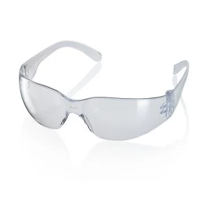 Image of Click Traders Ancona Clear Safety Spectacle with Cord Ref BS098 Pack