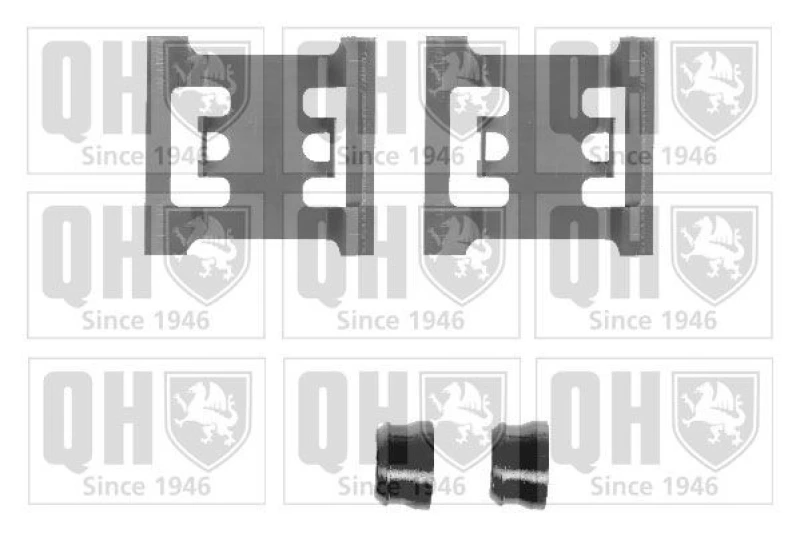 Image of QUINTON HAZELL Brake pad fitting kit QUINTON HAZELL BFK641