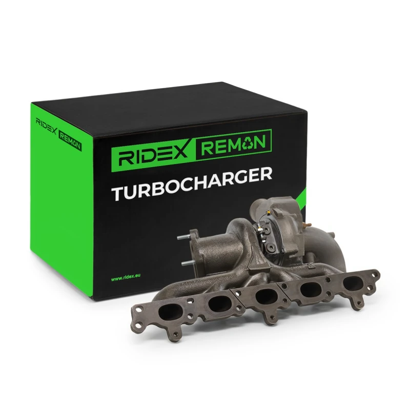 Image of RIDEX REMAN 2234C10068R Turbocharger with fastening/mounting material Charger,charging system (2234)
