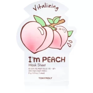 Image of TONYMOLY I'm PEACH Revitalising Cloth Mask 21 g