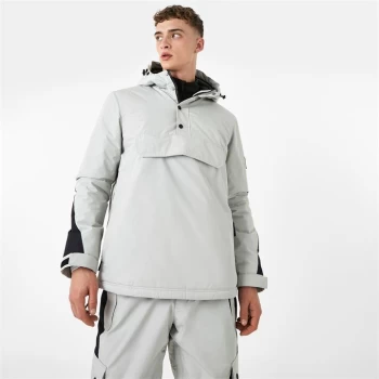 image of Jack Wills Overhead Ski Jacket - Light Grey