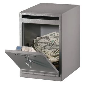 Image of Master Lock Safe Medium Under Counter Drop Slot Safe Grey 11 Litre UC
