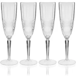 Image of Maxwell & Williams Verona Crystalline Flute Glasses Set, 150ml
