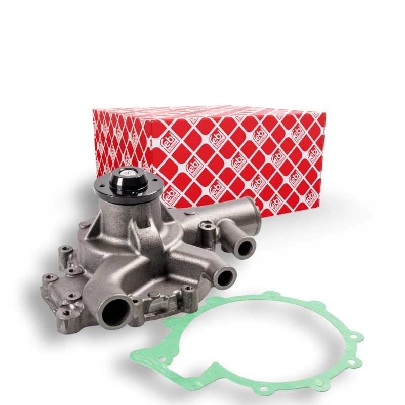 Image of FEBI BILSTEIN 38552 Water pump Grey Cast Iron, with gasket/seal Grey Cast Iron Water Pump (1260)