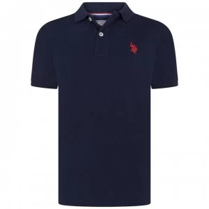 image of US Polo Assn Pique Polo - Navy