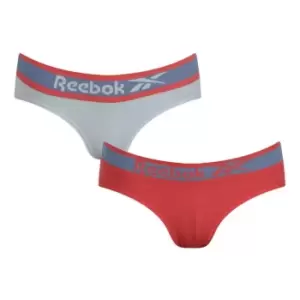 image of Reebok 2 Pack Dlar Briefs Womens - Multi