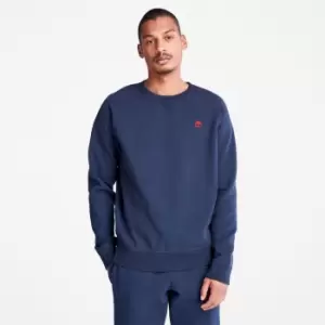Image of Timberland Exeter River Crewneck Sweatshirt For Men In Navy, Size L