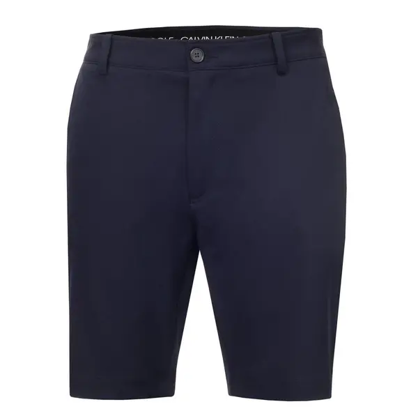 Image of Calvin Klein BULLET REGULAR FIT STRETCH SHORT - NAVY - 30