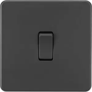 image of MLA Knightsbridge Screwless 10AX Intermediate Switch Anthracite - SF1200AT