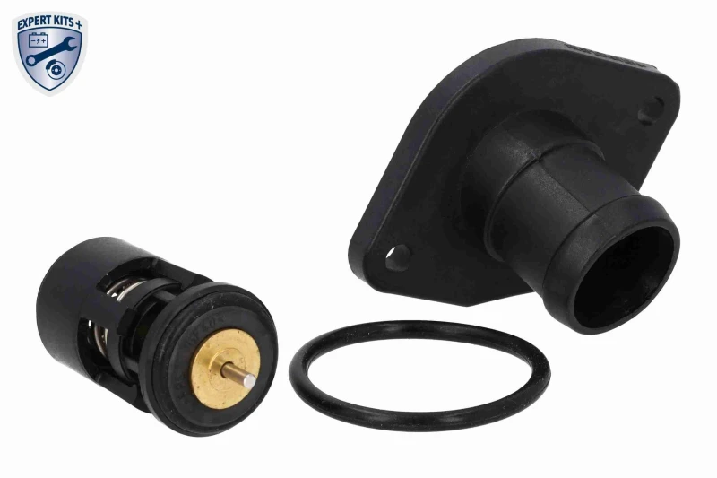 Image of VEMO V15-99-2041 Engine thermostat EXPERT KITS +, Opening Temperature: 80°C, with gasket/seal Thermostat,coolant (316)