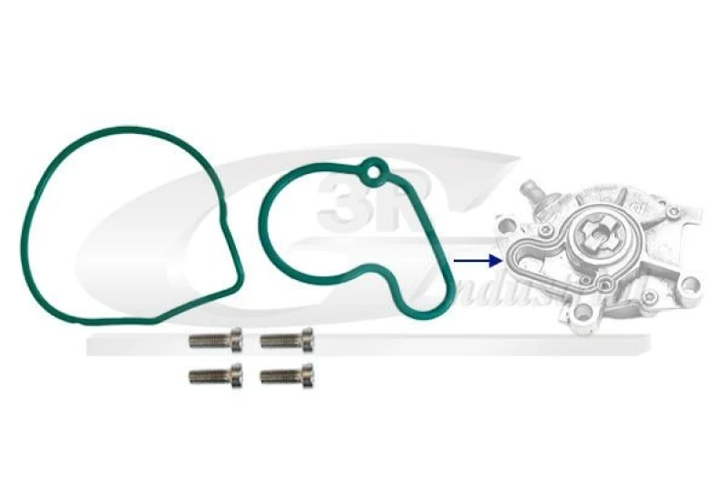 Image of 3RG Repair Kit, vacuum pump (brake system) 3RG 74708
