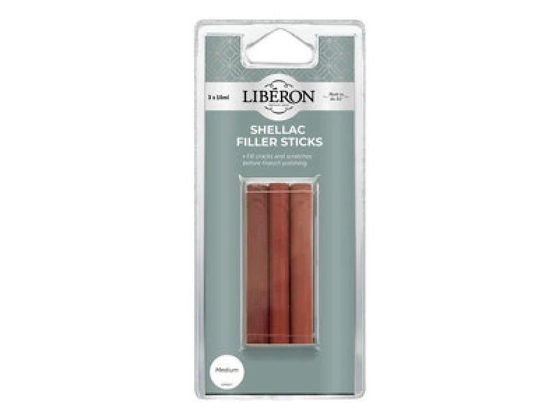 Image of LIBERON Liberon - Shellac Filler Sticks Medium (3 Pack) libsfsmn 126841