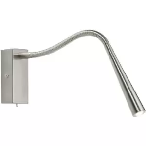 image of Netlighting Madison 1 Light Indoor Wall Light Brushed Chrome