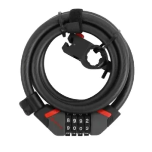 Image of ETC Slammer Coil Cable Combo Lock 1800 x 12mm