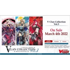 Image of CardFight Vanguard OverDress TCG: V Clan Collection Vol.3 Booster Box (16 Packs)