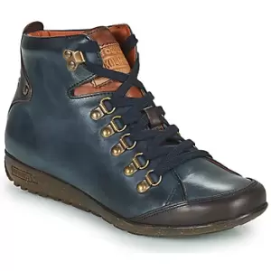 Image of Pikolinos LISBOA womens Shoes (High-top Trainers) in Blue,4,5,6,6.5,7