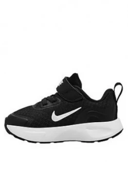 Image of Nike Wearallday Infant Trainer - Black/White, Size 7.5