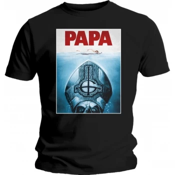 image of Ghost - Papa Mens Large T-Shirt - Black