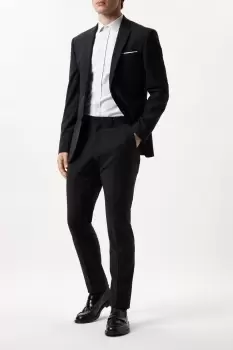 Image of Mens Slim Fit Black Performance Suit Jacket