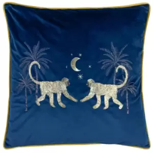 image of Dusk Monkey Cushion Navy