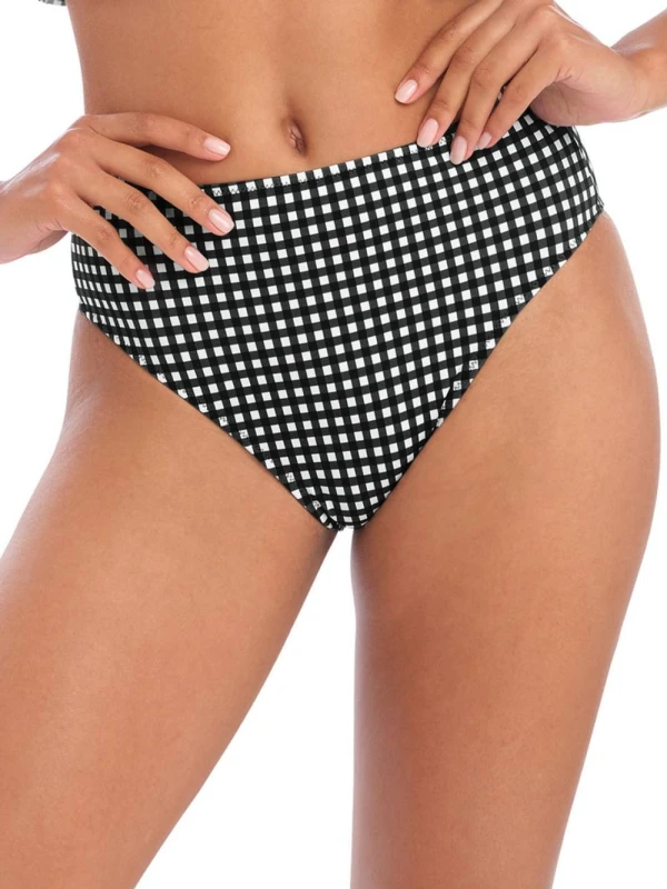 Image of Freya Womens high waist swimsuit bottom Freya Check In Noir Female XS