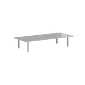 Image of Denver reception glass shelf 800mm straight
