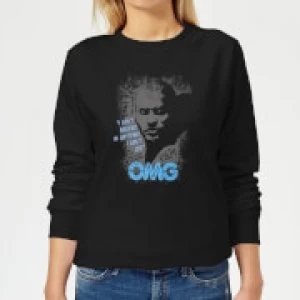 Image of American Gods Shadow OMG Womens Sweatshirt - Black