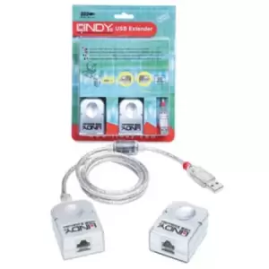 image of Lindy CAT5 USB Extender Premium interface cards/adapter