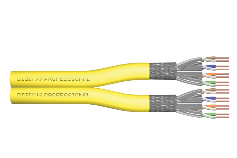 Image of Digitus CAT 7A S/FTP. installation cable. 500 m. duplex. Dca-s1a d1 a1