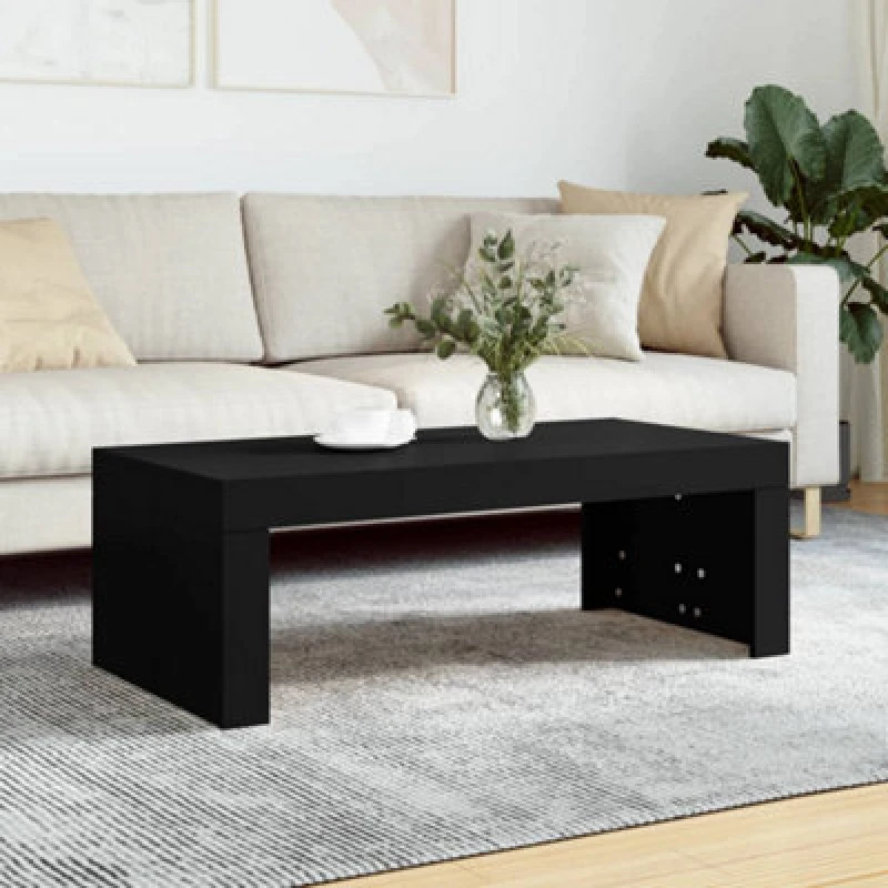 Image of VIDAXL Coffee Table Black 102x50x36cm Engineered Wood Vidaxl 8720845920333