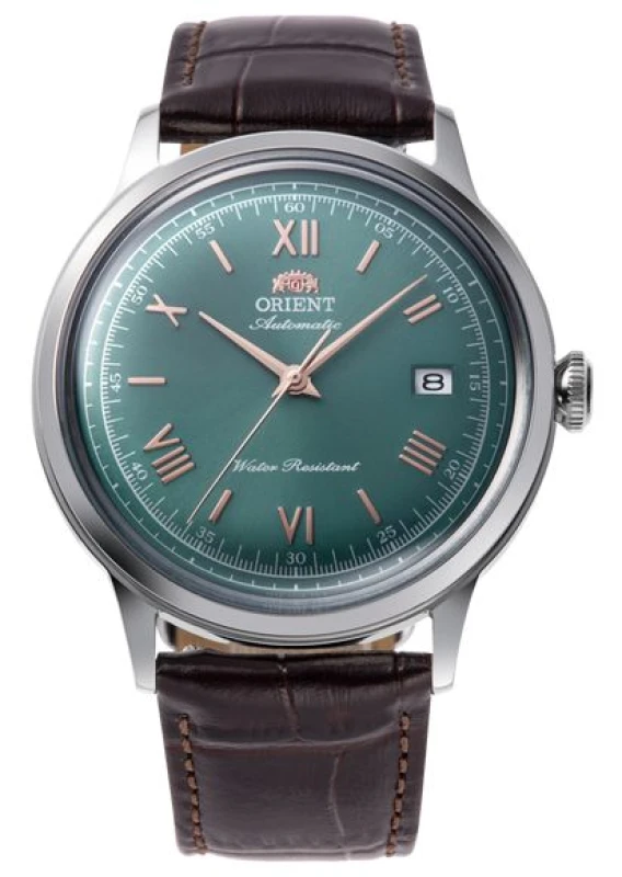 Image of Orient RA-AC0023E30B Bambino Automatic Brown Leather Strap Watch - W2980