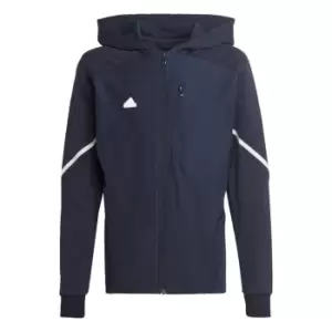 Image of adidas Designed for Gameday Full-Zip Hoodie Kids - Blue