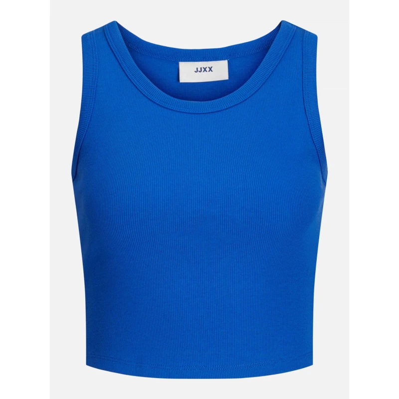 Image of JJXX Fallon Sleeveless Ribbed Top Ladies Blue Iolite female 8 (XS)
