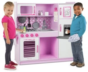 Image of Melissa Doug Chefs Kitchen Pretend Set Pink.
