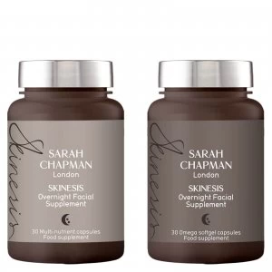 image of Sarah Chapman Skinesis Overnight Facial Supplement Duo (2 x 30 Capsules)