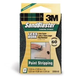Image of 3M Sandblaster TM Dual Angle Sanding Sponge - Coarse 60