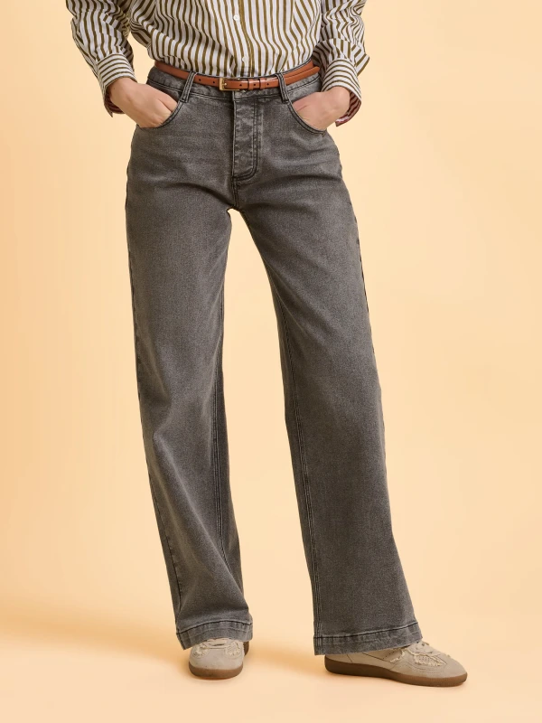 Image of Brakeburn Womens Skadi Jean in Grey Size: 18 Grey Female 18