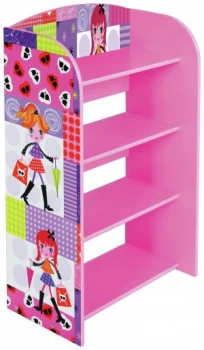 image of Liberty House Fashion Girl 4 Tier Bookshelf.