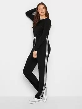 Image of Long Tall Sally Tipped Jumpsuit - Black, Size 22-24, Women