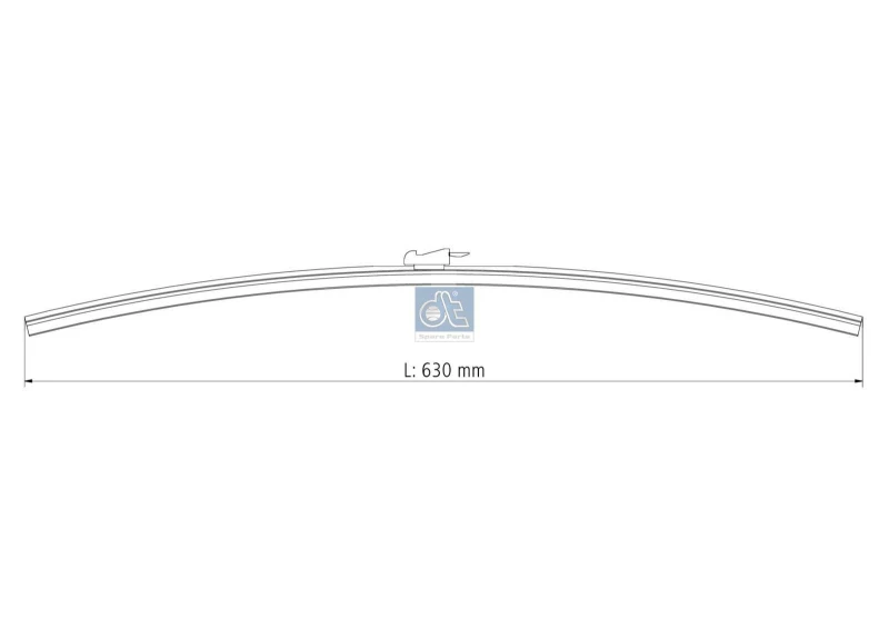 Image of DT Spare Parts Wiper blade DT Spare Parts 7.80190