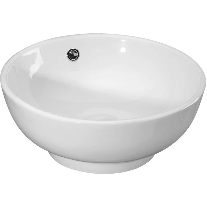 Image of nuie Round Tide Vessel 410 x 410x 175, White NBV124