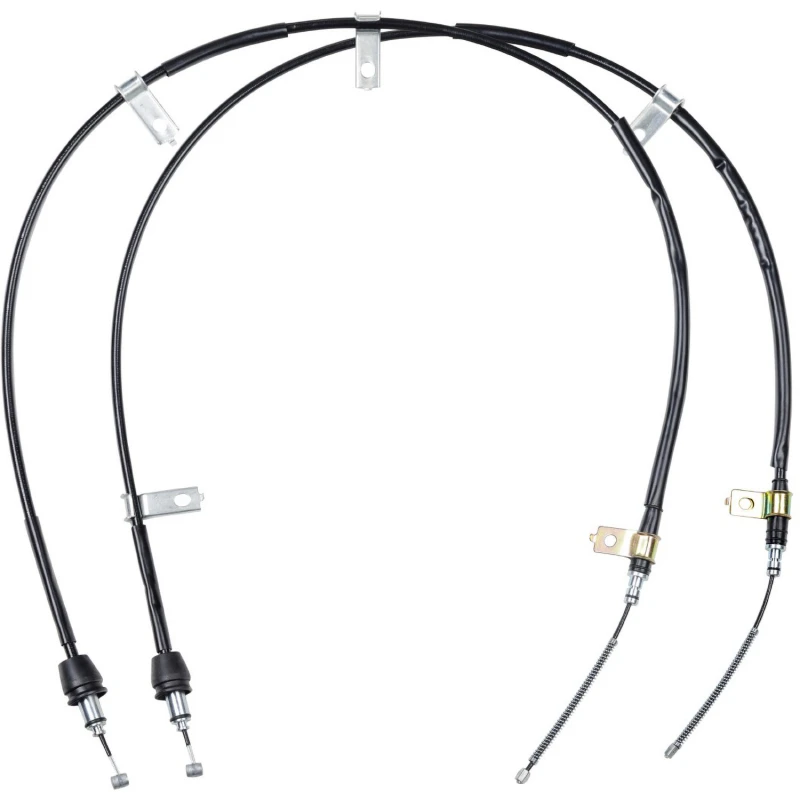 Image of RIDEX 124C1641 Brake Cable Right, 1488/1252mm Cable,parking brake (124)