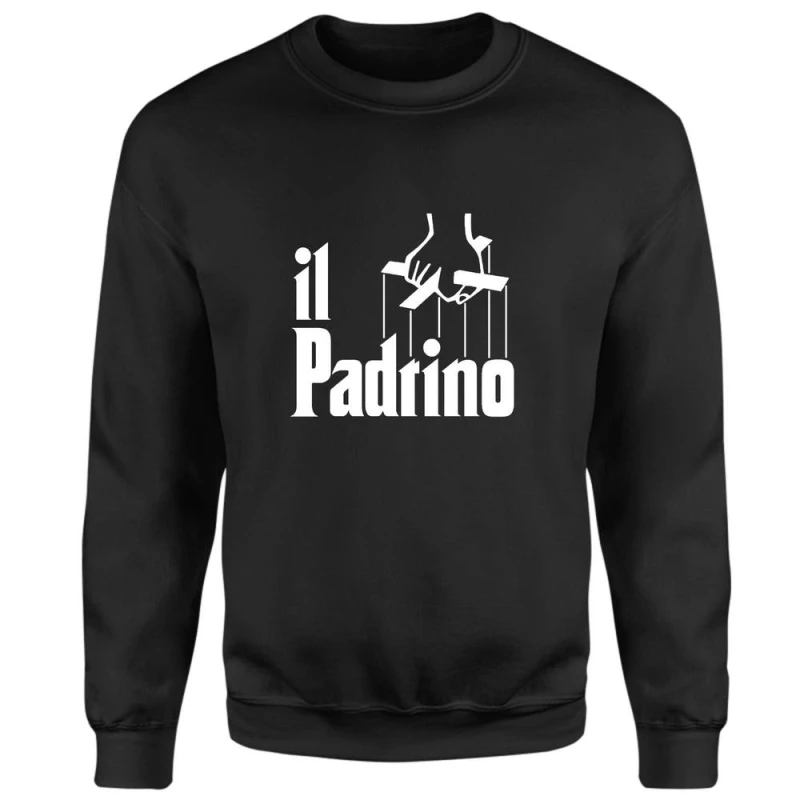 Image of The Godfather Il Padrino Unisex Sweatshirt - Black - M