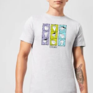 Image of Ed, Edd n Eddy Heads Mens T-Shirt - Grey - 3XL